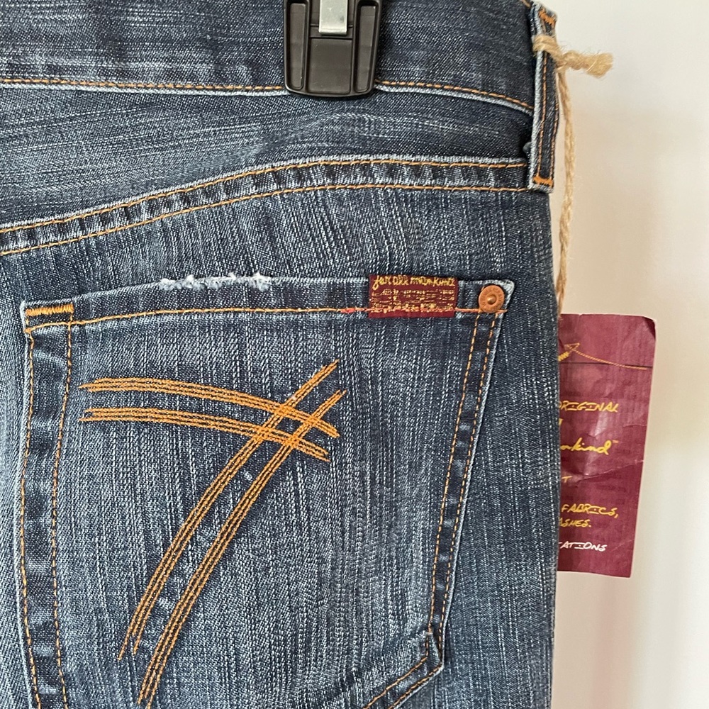 Vintage Y2K 7 For All Mankind Dojo jeans size 32 NWT - Picture 7 of 12